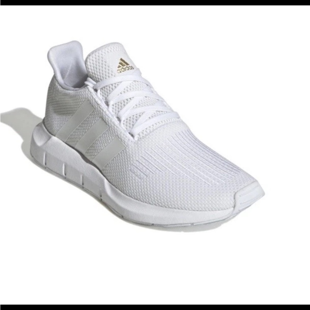 adidas Swift Run White Copper Metallic Women’s Sneakers Size 9